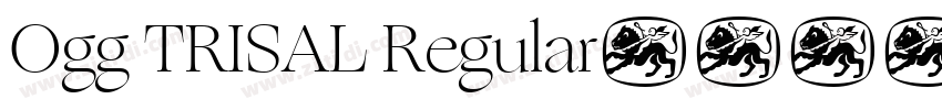 Ogg TRISAL Regular字体转换